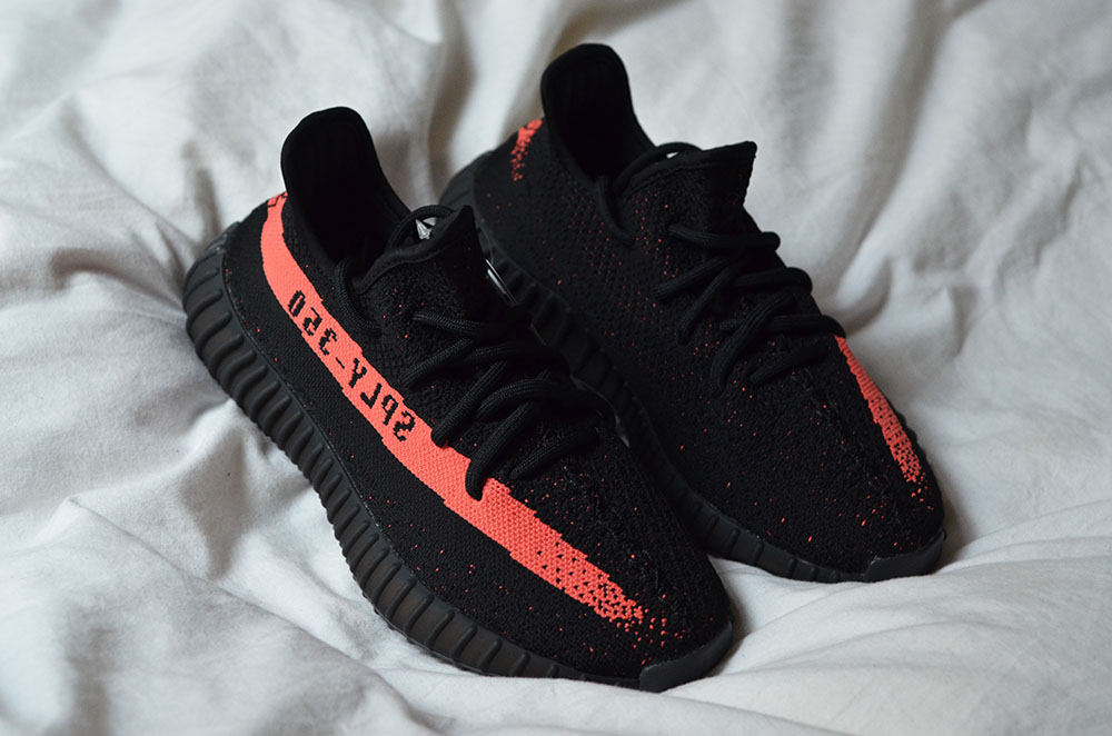 UA YEEZY Boost 350 V2 “Core Black/Red Bred Black Red SPLY 350 
